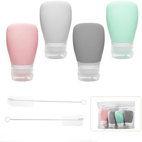 4-Piece Squeeze Salad Dressing Bottles Set