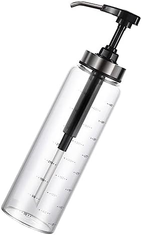 Perfect for Honey Syrups Salad Dressings - 500ml Glass Metal Dispenser Initiatives