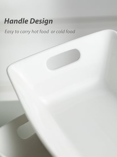 White Porcelain Serving Bowls for Entertaining