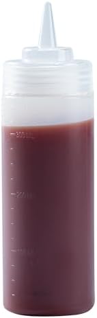 12 oz Condiment Squeeze Bottle With Lid