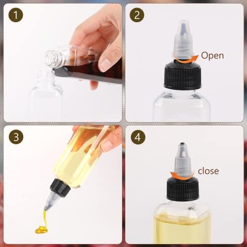 4-Piece Oil Squeeze Bottles