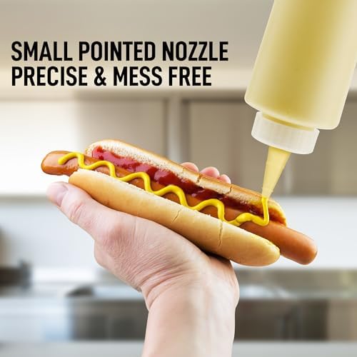Zulay Kitchen 2-Pack Squeeze Bottles
