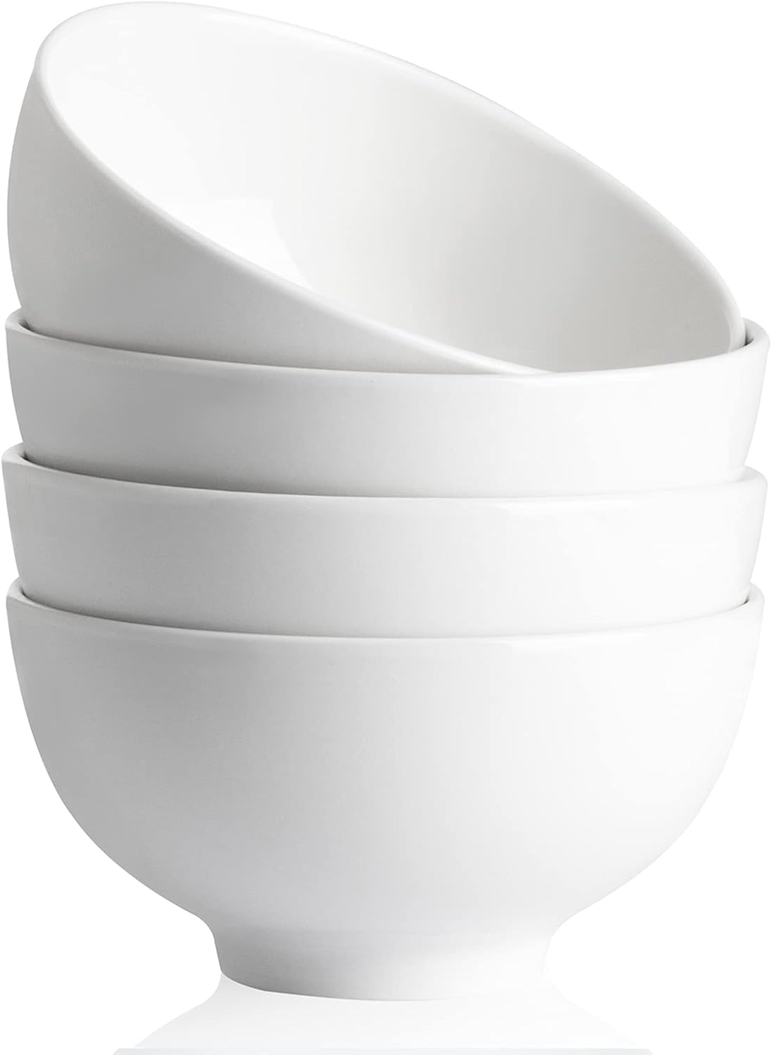 Stackable Porcelain Serving Bowls for Home Kitchen