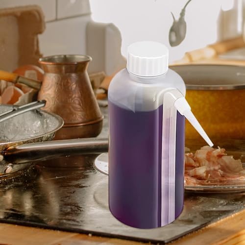 PRETYZOOM 5pcs Condiment Squeeze Bottles