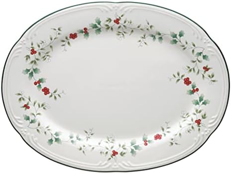 Pfaltzgraff Winterberry Stoneware Serving Platter 14-Inch