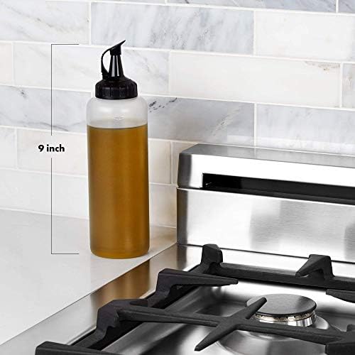 OXO Chefs Condiment Squeeze Bottles Pack of 3 Large 16 oz