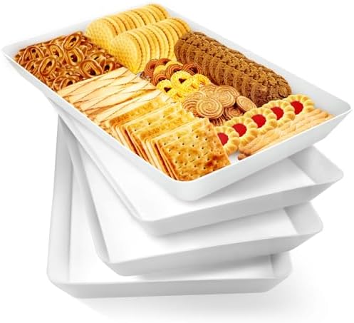 4-Piece Serving Tray Set for Entertaining