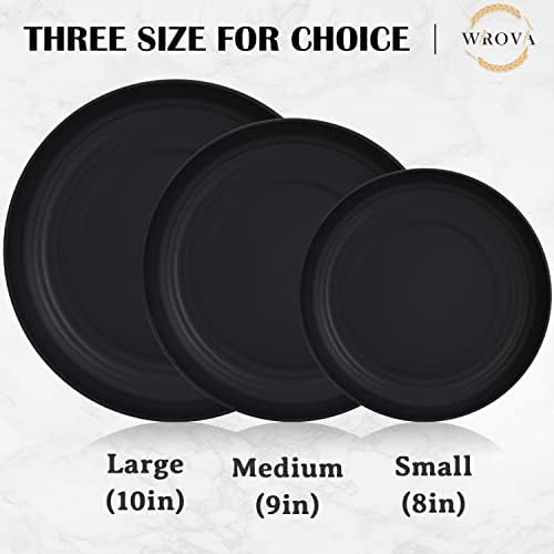 Durable and Reusable Dinner Plates for Kitchen and Camping
