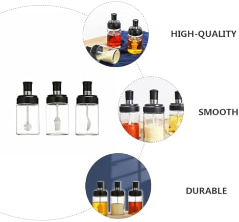 3-Piece Cabilock Kitchen Seasoning Bottles