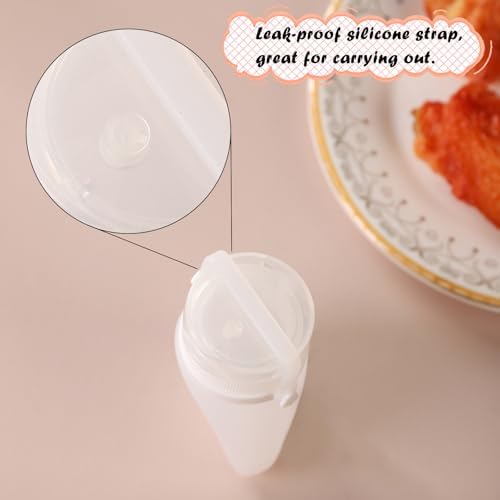 6-Pack Silicone Travel Condiment Bottles
