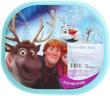 Show-Offs Reversible Character Melamine Plate Elsa Anna