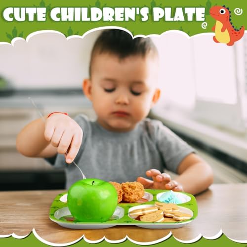Hoolerry 4 Set Kids Dinner Plates