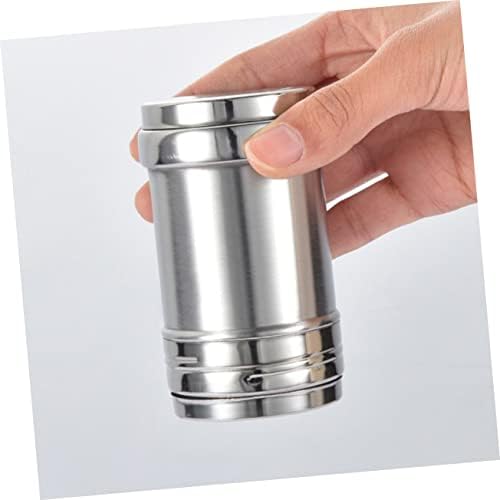 Sturdy Stainless Steel Condiment Bottles with Revolving Covers for Easy Seasoning