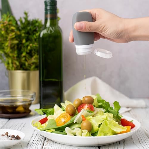 4-Piece Squeeze Salad Dressing Bottles Set