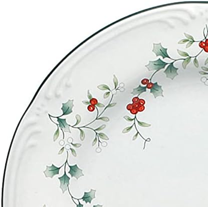 Sturdy Salad Plates for Family Gatherings Winterberry Design Perfect for Entertaining