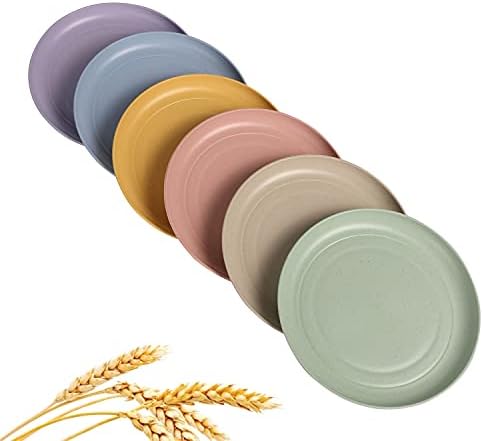 CAMBUY Lightweight Unbreakable Dinner Plates Set 6-Piece