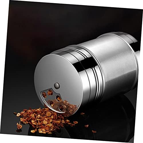 Sturdy Stainless Steel Condiment Bottles with Revolving Covers for Easy Seasoning