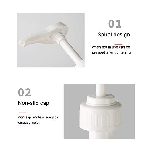 Sleek 1600ml Simple Press Pump Bottles