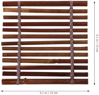 MOLUCKFU Bamboo Sushi Plate Decorations
