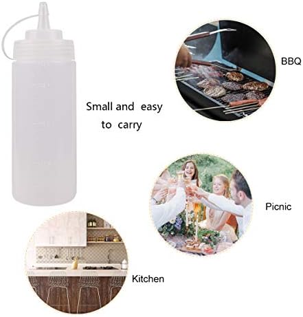 Secure Squeeze Bottles for Kitchen Use