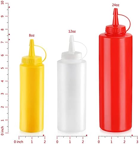 New Star Foodservice Set of 6 Squeeze Bottles