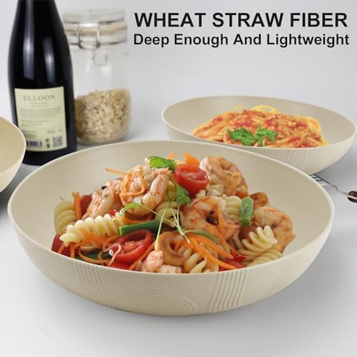 Gourmet-Premium 10-inch Large Plastic Bowl Set