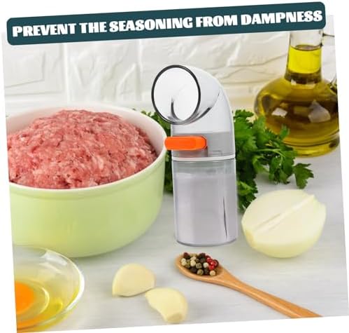 2pcs Transparent Salt Dispenser Jar with Activated Seasoning Holder 1