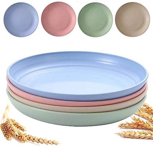9-inch Reusable Wheat Straw Plates