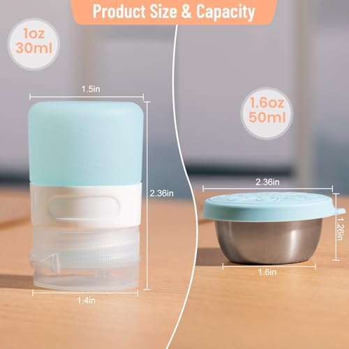 Ergonomic 8-Pack Condiment Set for Lunch