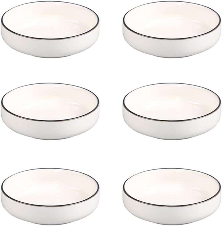Colias Wing Multipurpose Ceramic Side Dish Bowl Set - Durable Stylish for Home Restaurant Use