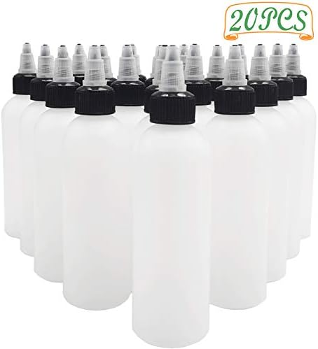 Leak-Proof Reusable Plastic Boston Squeeze Bottles