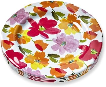 Unique Organic-Shaped Melamine Salad Plate Set
