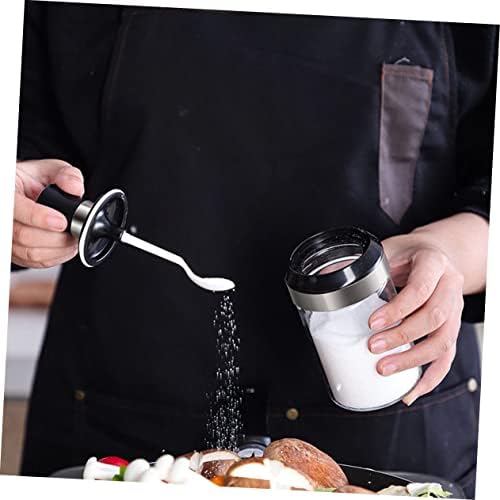 HOLIDYOYOSpace-Saving Condiment Set with Lids Spoons
