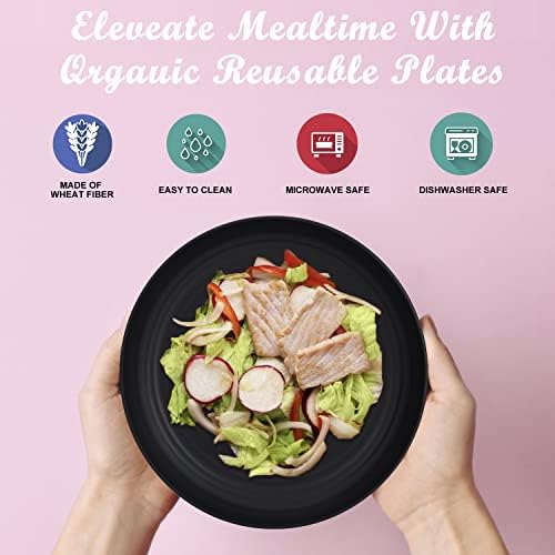 Durable and Reusable Dinner Plates for Kitchen and Camping