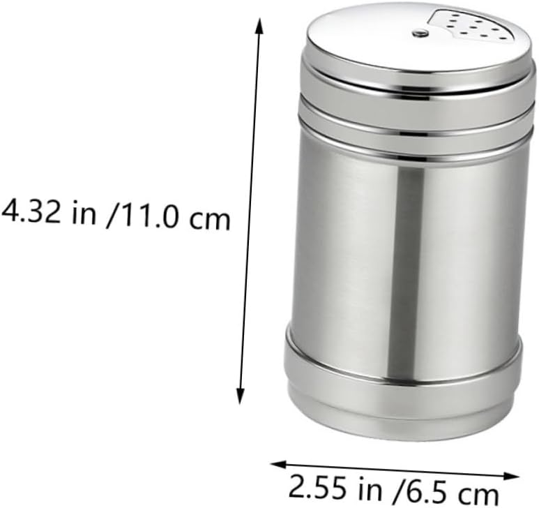 Sturdy Stainless Steel Condiment Bottles with Revolving Covers for Easy Seasoning