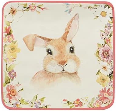 Certified International Easter Garden Plates Assorted Designs 6 Set