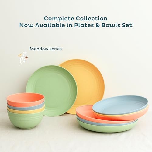 Nook Theory Wheat Straw Bowl Set of 8 26 Oz