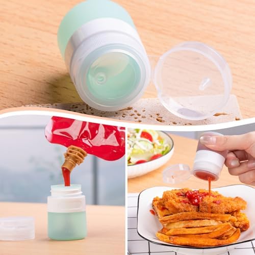 Ergonomic 8-Pack Condiment Set for Lunch