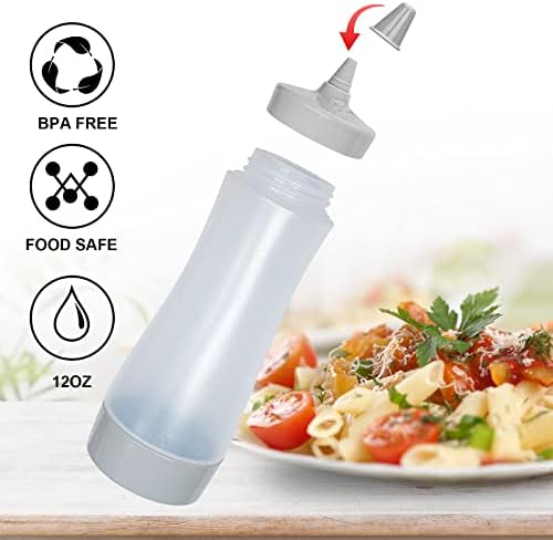 Qiuhome Condiment Squeeze Bottle 12oz