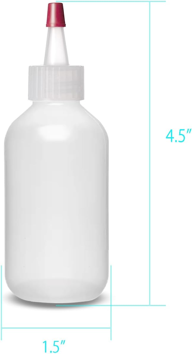 2 oz Plastic Squeeze Bottles with Yorker Caps