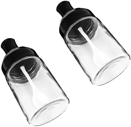 HOLIDYOYOSpace-Saving Condiment Set with Lids Spoons