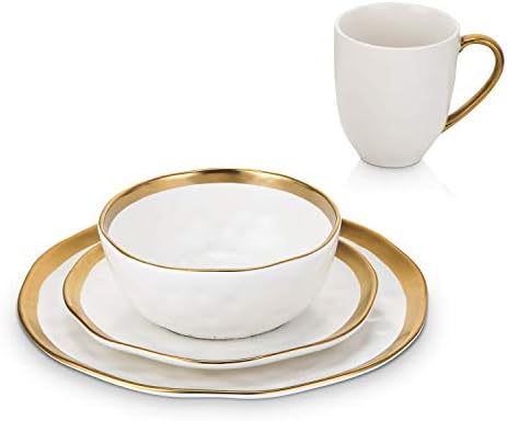 Elegant Stone Lain Modern Dinnerware Set
