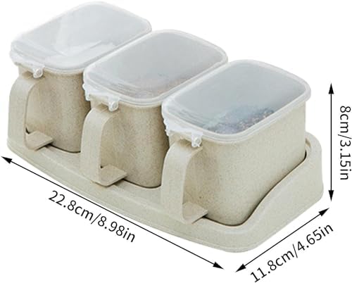 Convenient Kitchen Organization Track Smarts by ZPLuz - Seasoning Box with curves handle