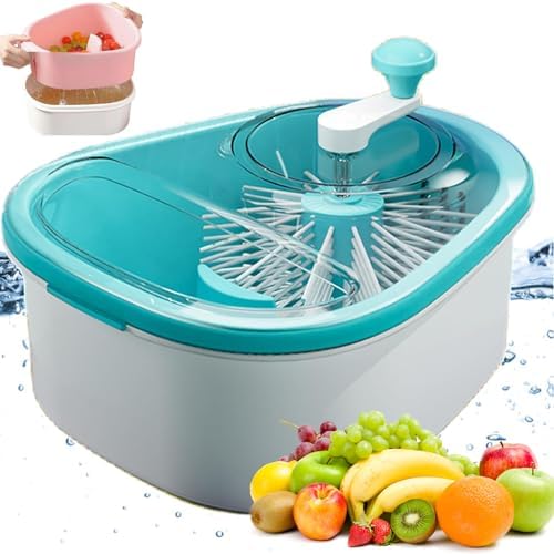Fruit Washer Spinner with Brush