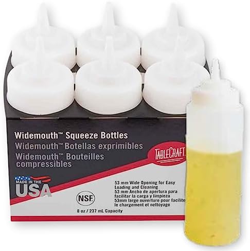 8 Oz Squeeze Bottle Set
