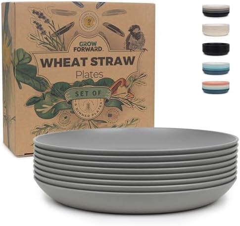 Grown Forward Premium Wheat Straw Plates
