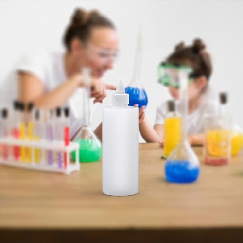 Brightfrom 8oz Squeeze Bottles 3-Pack - Leak-Proof BPA-Free