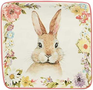 Certified International Easter Garden Plates Assorted Designs 6 Set