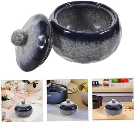 STOBAZA Japanese Ceramic Stew Bowl with Lid