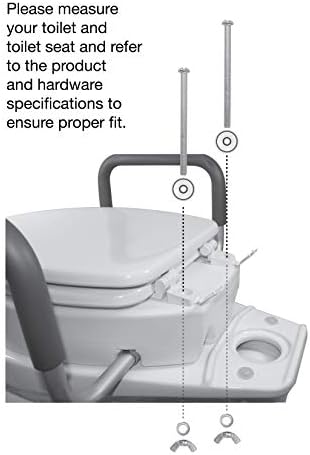 Essential Medical Supply Raised Toilet Seat Riser